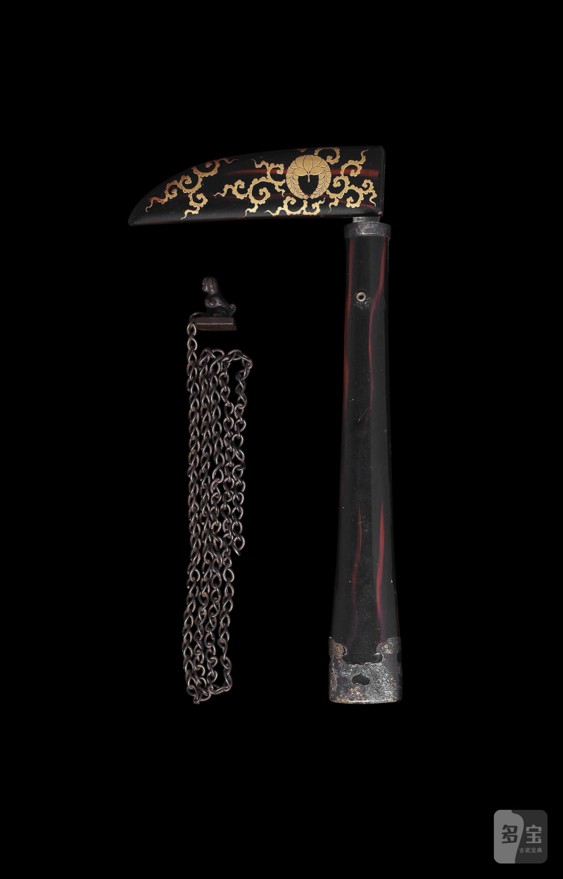 意大利家族收藏 | TANTO À DÉCOR DES SCÈNES ET INSCRIPTIONS DES SANJUROKKASEN (TRENTE-SIX POÈTES IMMORTELS) - 图6